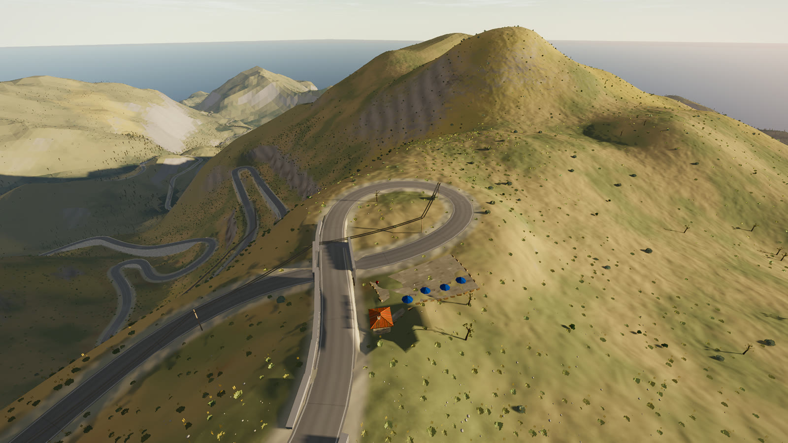 A second in-game view from muntro's Serra de Tramuntana roads