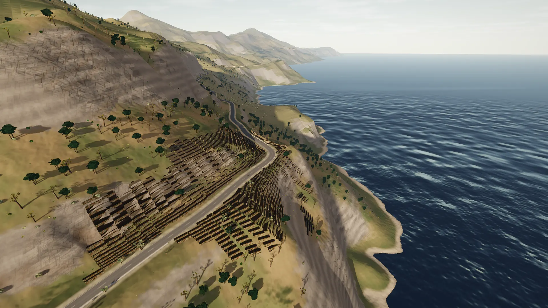 In-game preview of The Terrace Coast
