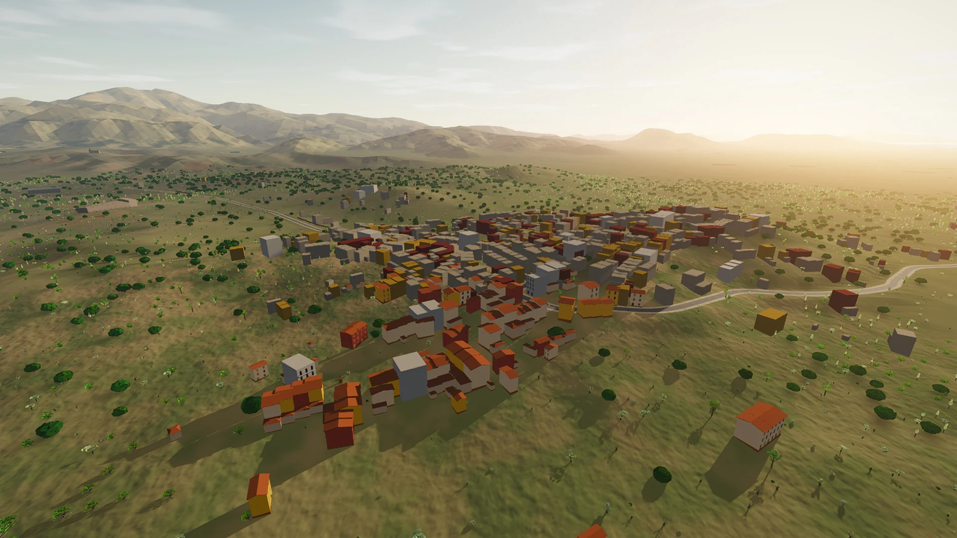 In-game view captured on The Búger Arm, a cycling route in North Mallorca