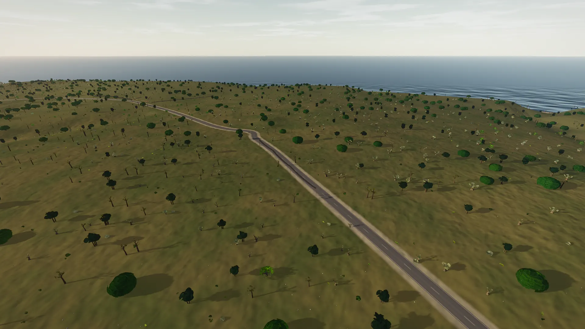 In-game view captured on Santanyí to Cala Santanyí, a cycling route in Llevant & East Coast