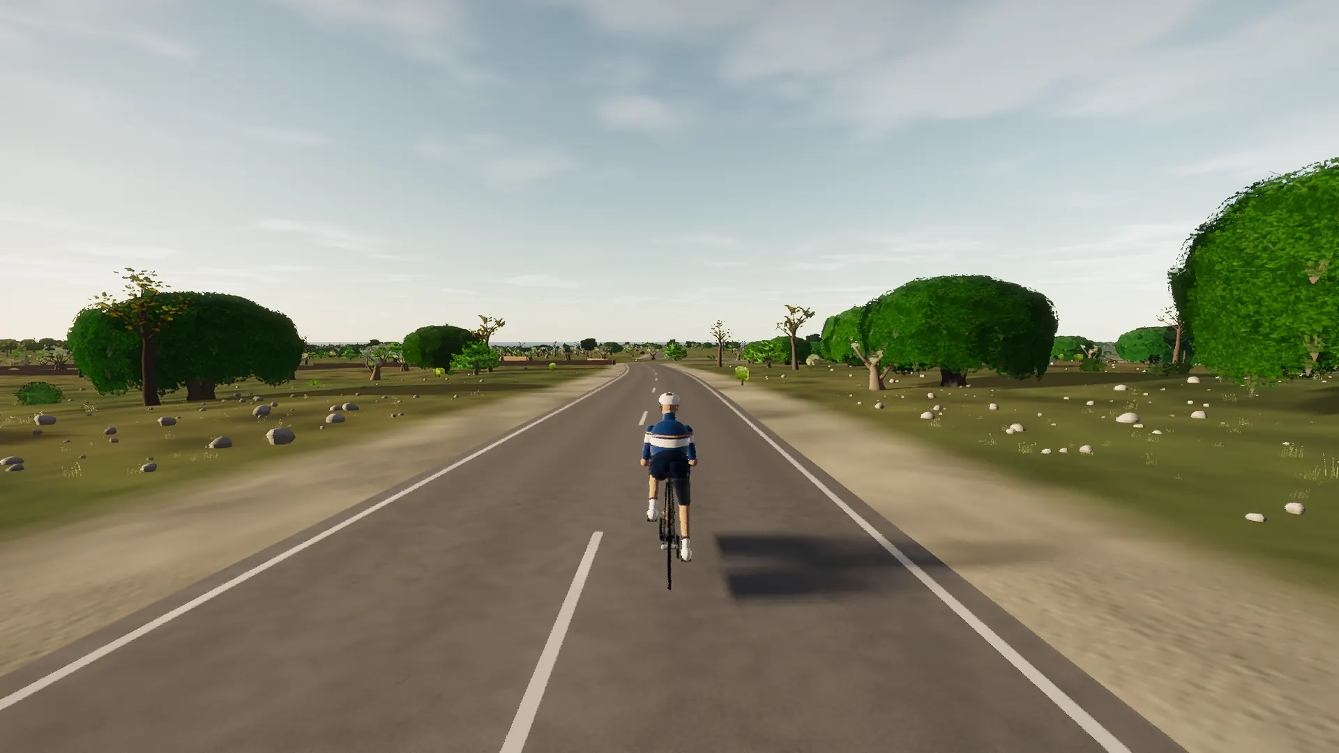 In-game preview of The roof and the fall to Cala d'Or
