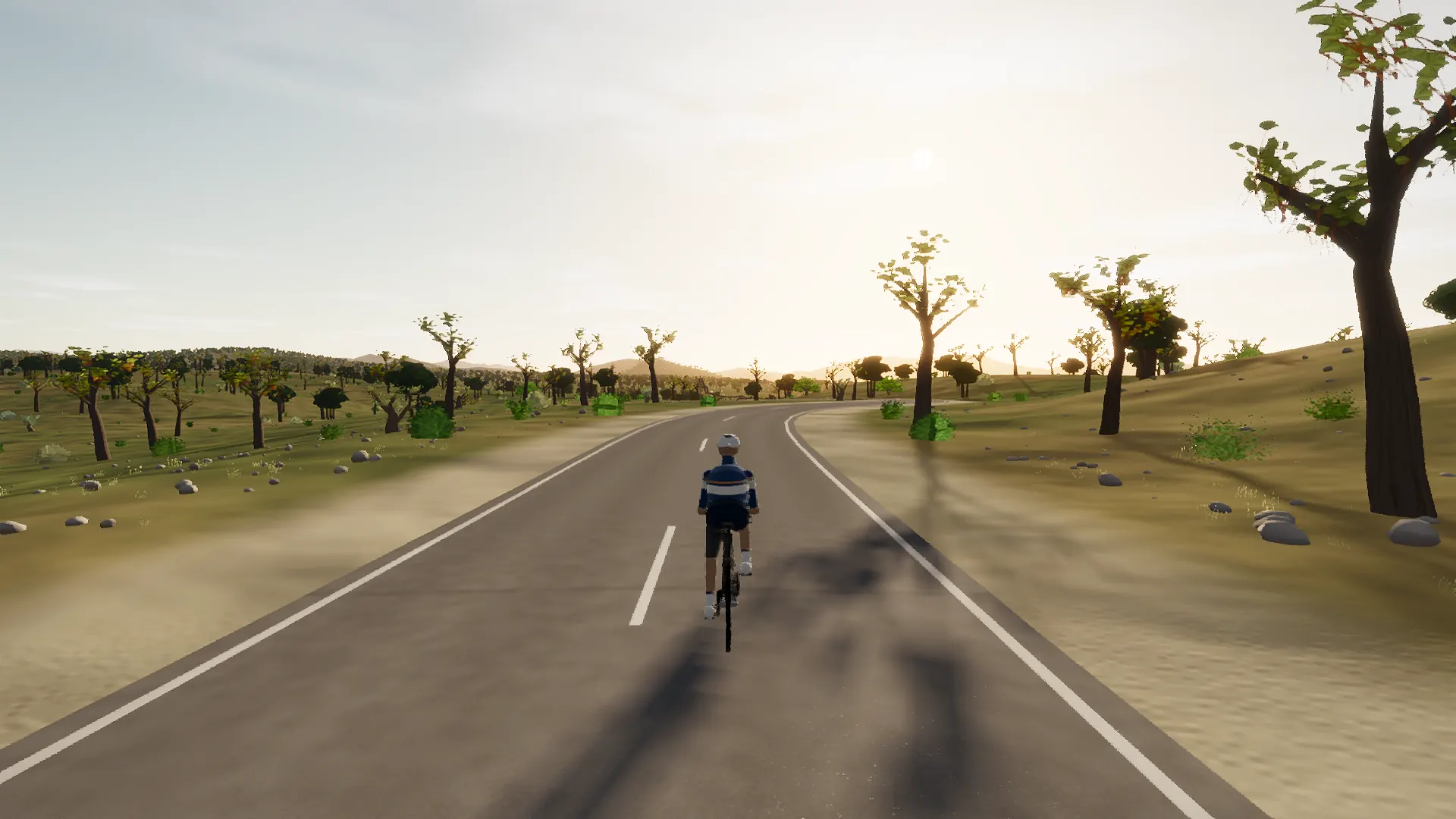 In-game view captured on Sant Llorenç to Son Servera, a cycling route in Llevant & East Coast