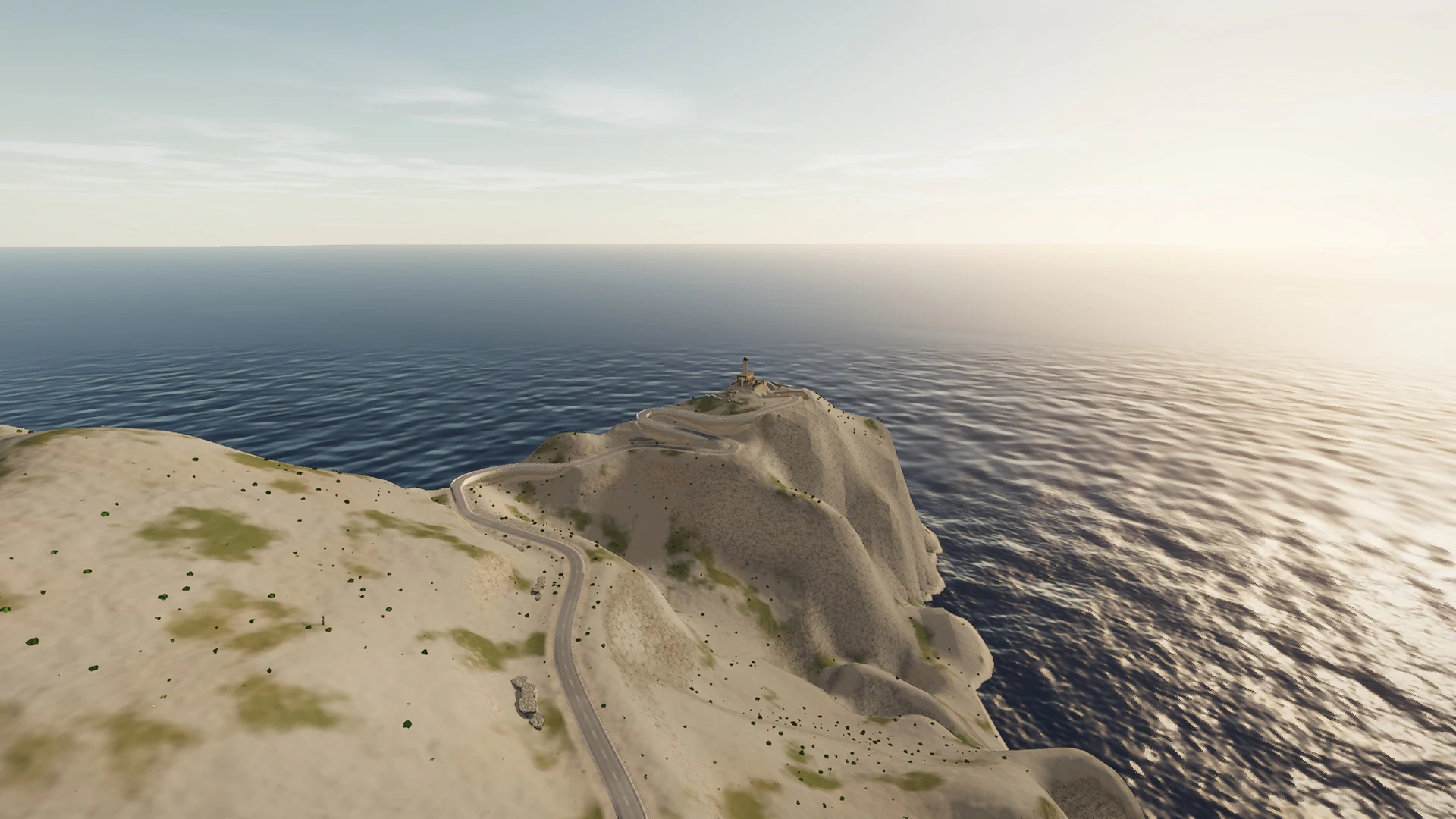 In-game preview of The Formentor Road