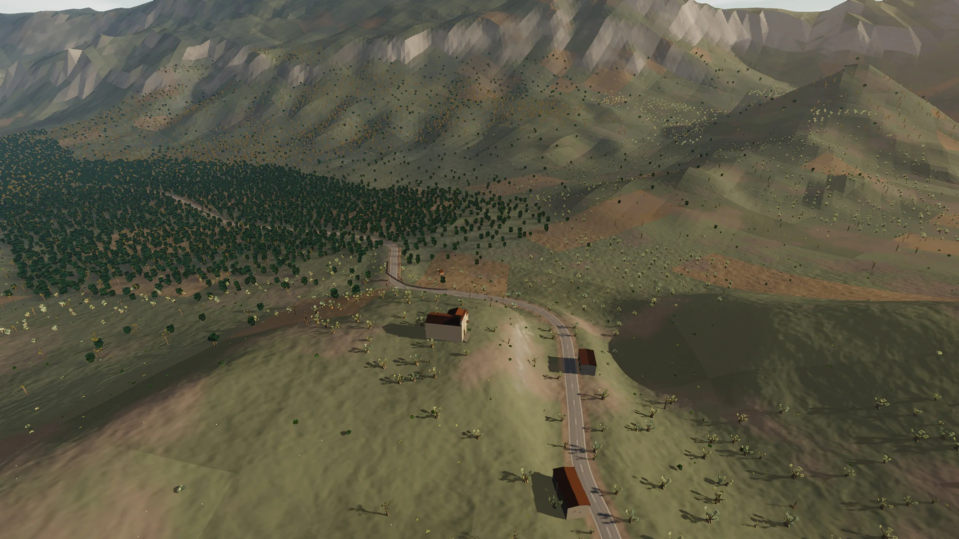 In-game rider entering the quiet mountain valley of Orient