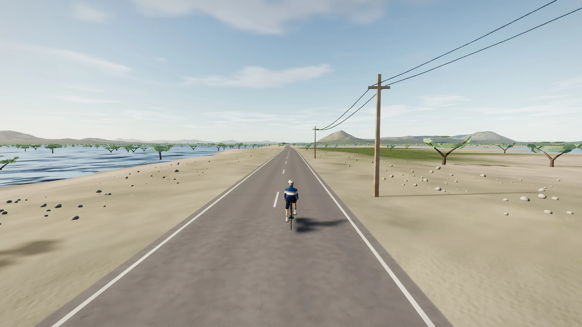 In-game preview of Port de Pollença to Alcúdia