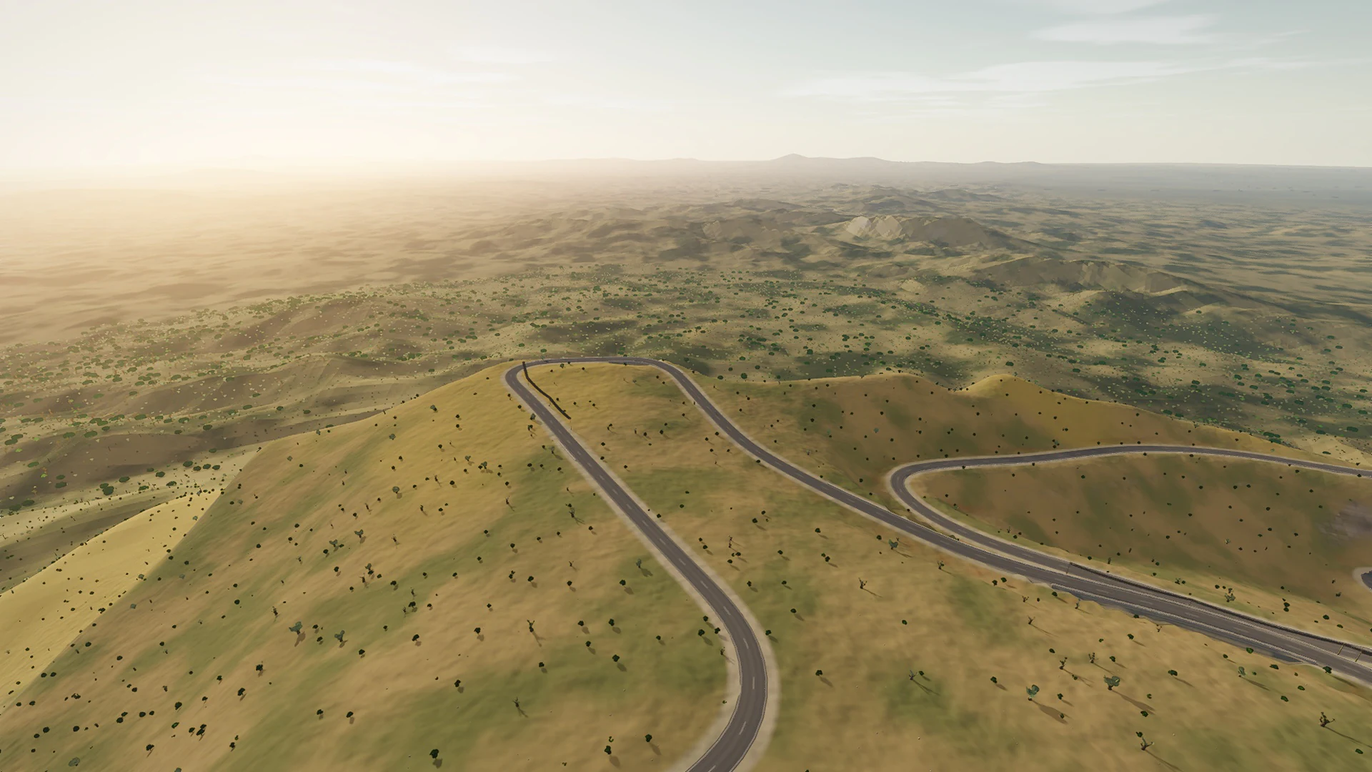 In-game preview of Puig de Randa — the Sanctuary Climb