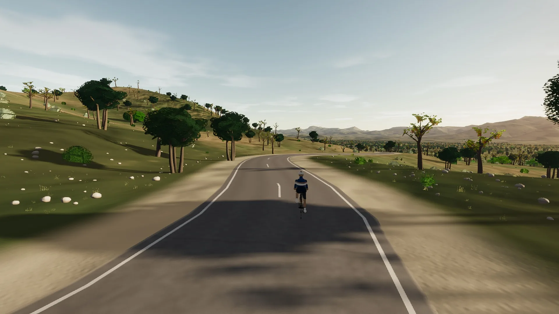 In-game preview of The coll de Son Catiu