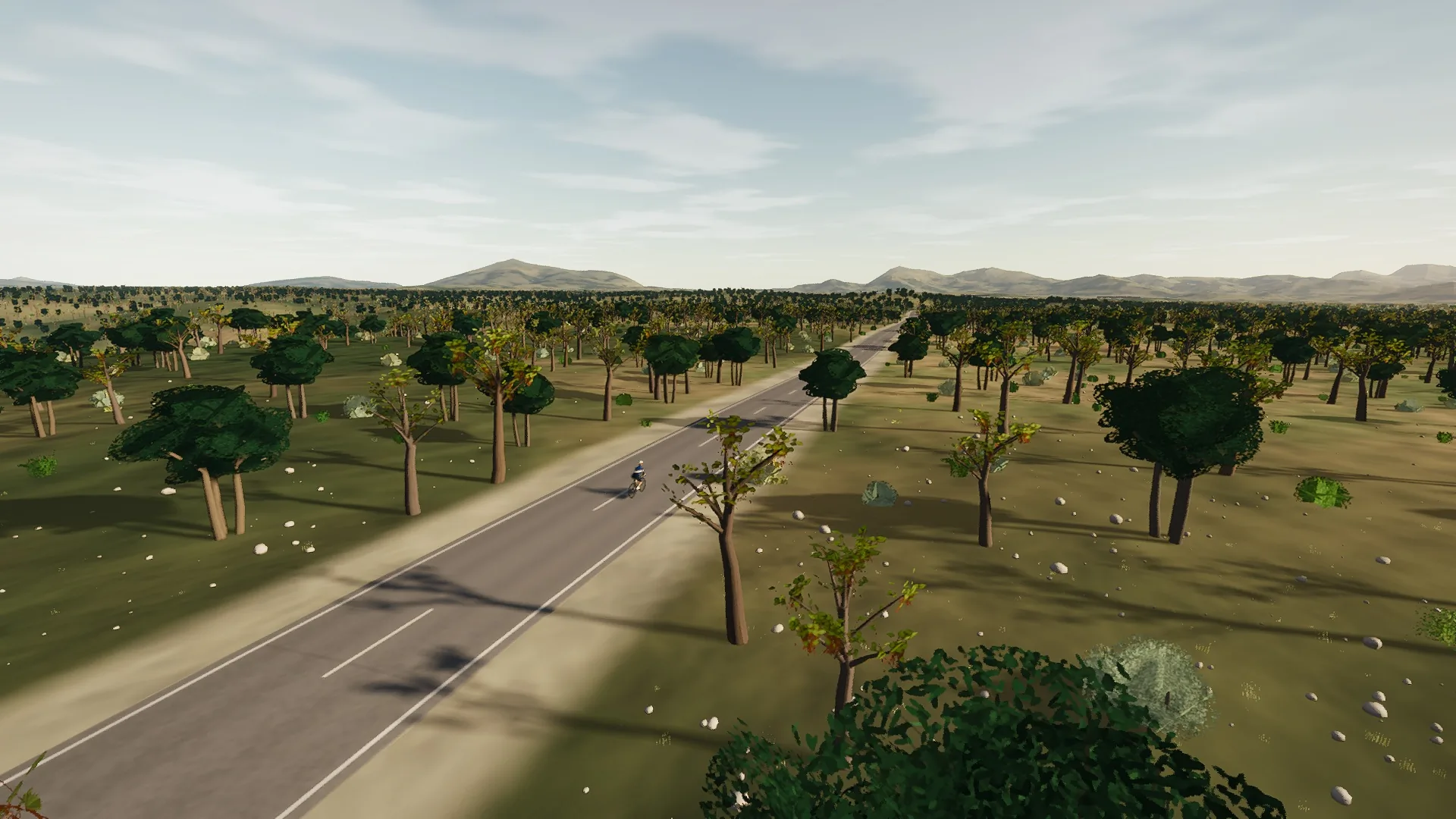 In-game preview of The carretera de Xiclati